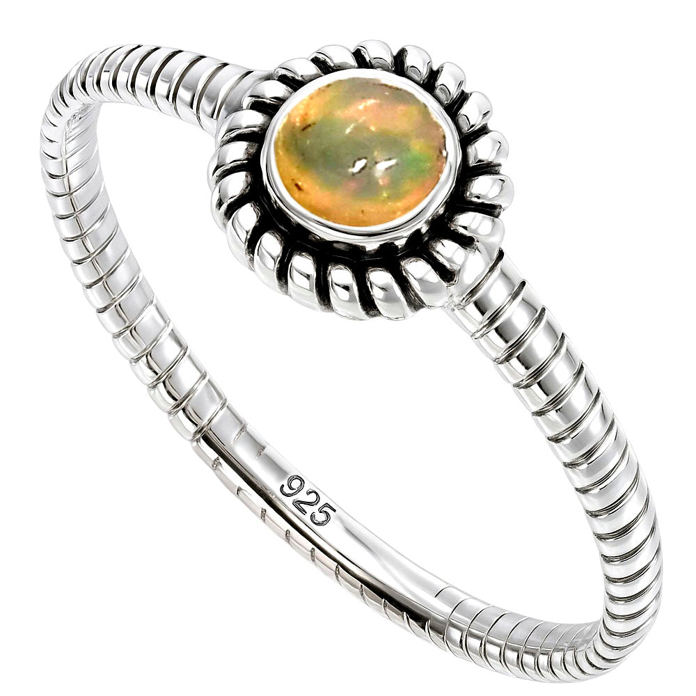 Ethiopian Opal Ring size-7 R-1045 SDR253389