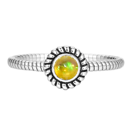 Ethiopian Opal Ring size-8 R-1045 SDR253390