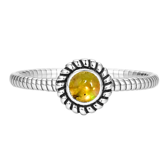 Ethiopian Opal Ring size-8 R-1045 SDR253391