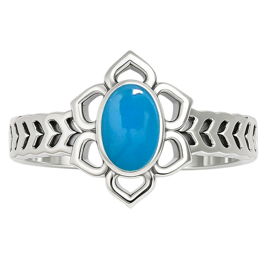 Sleeping Beauty Turquoise Ring size-6 R-1744 SDR253402