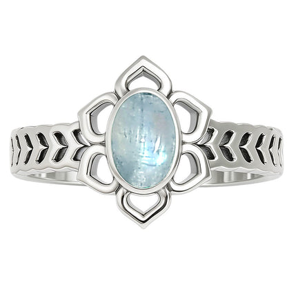Rainbow Moonstone Ring size-5 R-1744 SDR253413