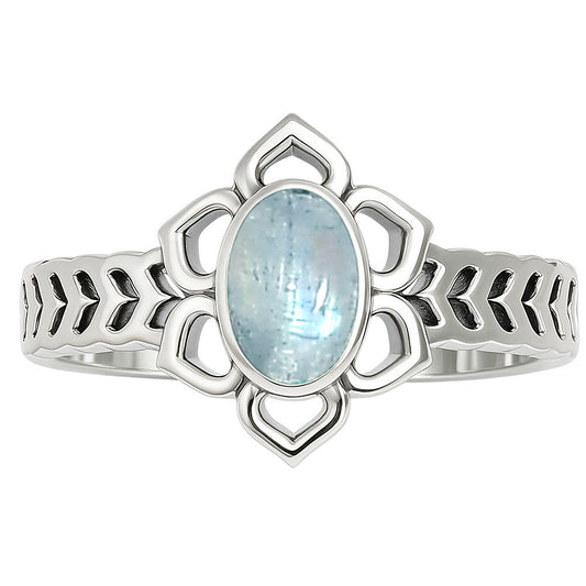Rainbow Moonstone Ring size-5 R-1744 SDR253413