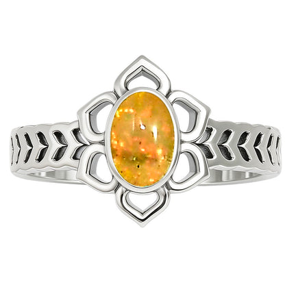 Ethiopian Opal Ring size-5 R-1744 SDR253417