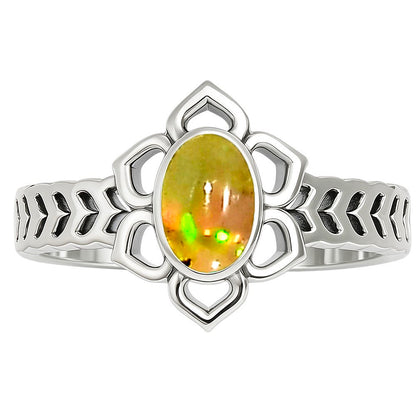 Ethiopian Opal Ring size-5 R-1744 SDR253419