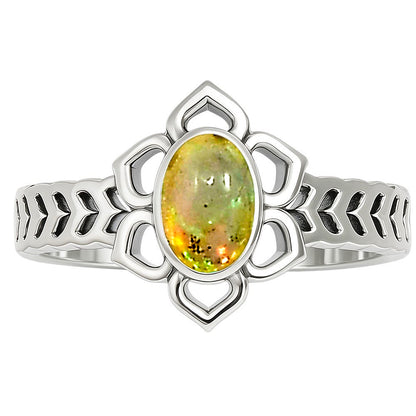 Ethiopian Opal Ring size-6 R-1744 SDR253420