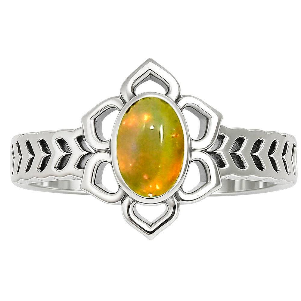 Ethiopian Opal Ring size-7 R-1744 SDR253423