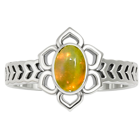 Ethiopian Opal Ring size-7 R-1744 SDR253423