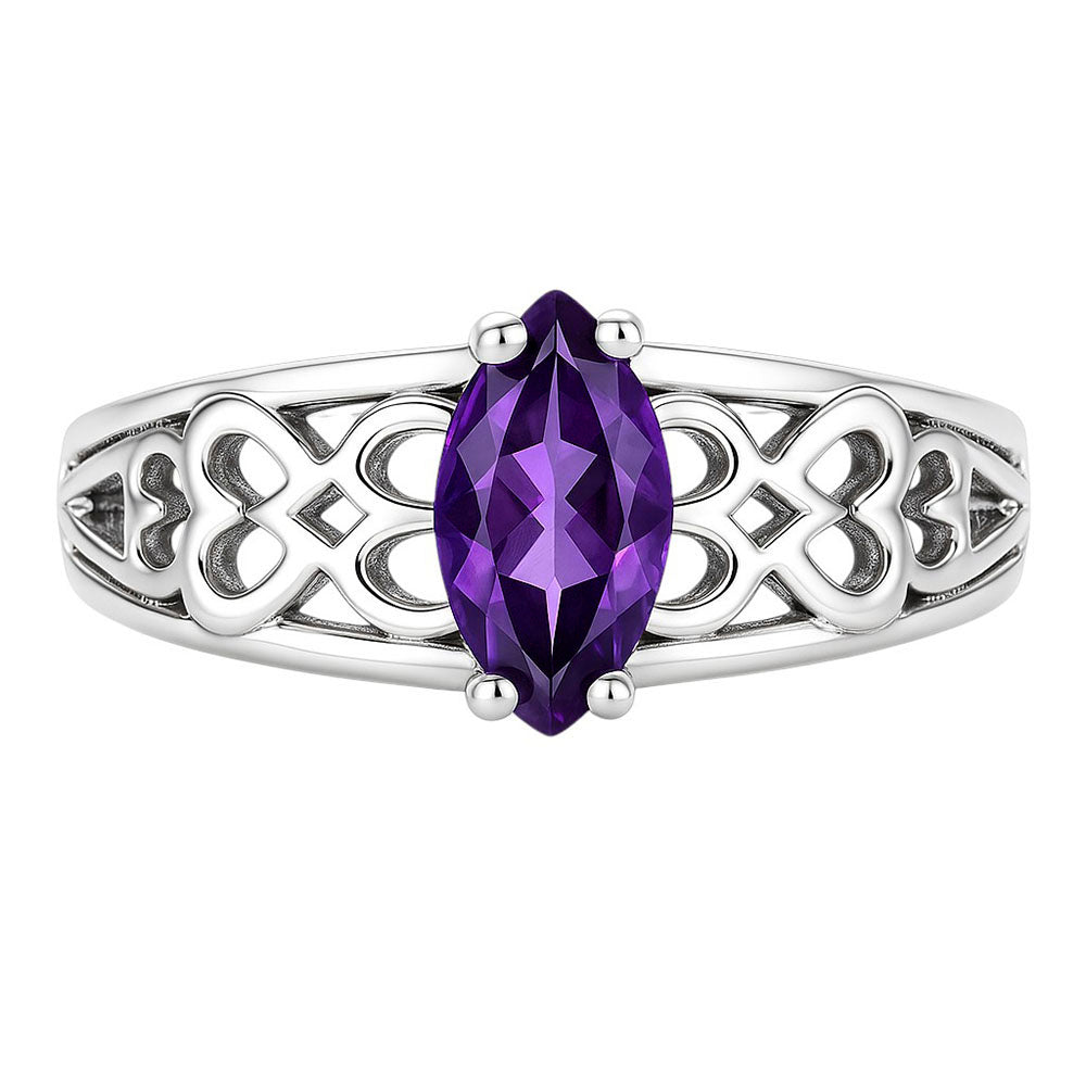 African Amethyst Ring size-5 R-1143 SDR253453