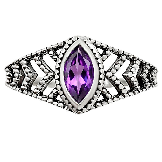 Amethyst Ring size-5 R-1270 SDR253486