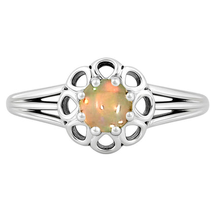 Ethiopian Opal Ring size-6 R-1761 SDR253487