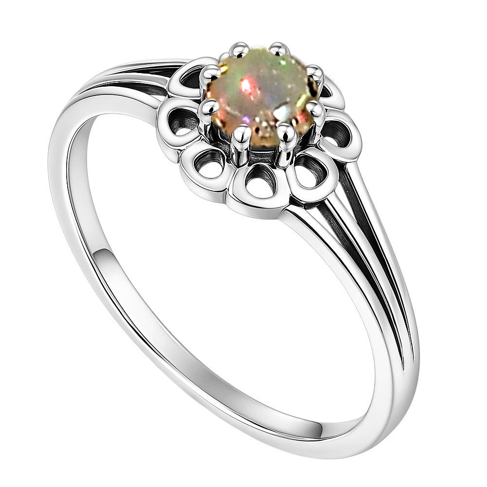 Ethiopian Opal Ring size-6 R-1761 SDR253487
