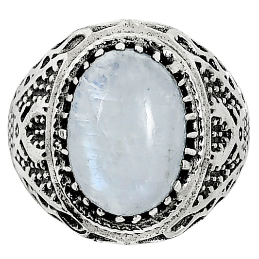 Rainbow Moonstone Ring size-8 R-1738 SDR253489