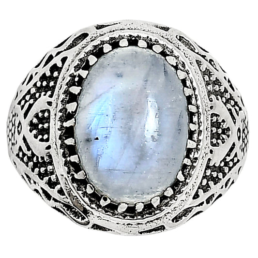 Rainbow Moonstone Ring size-9 R-1738 SDR253491