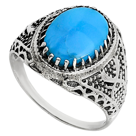 Sleeping Beauty Turquoise Ring size-11 R-1738 SDR253496