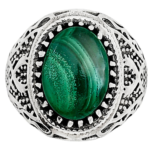 Malachite Eye Ring size-8 R-1738 SDR253510