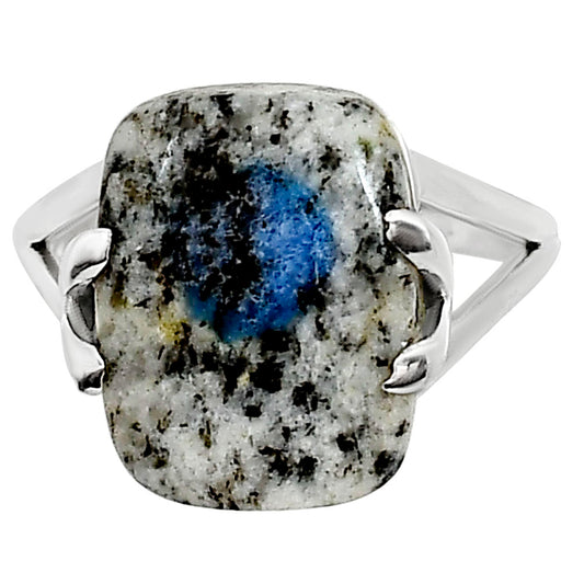 K2 Blue - Azurite In Quartz Ring size-9 R-1504 SDR253558