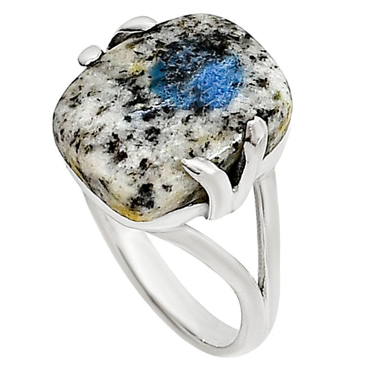 K2 Blue - Azurite In Quartz Ring size-9 R-1504 SDR253558