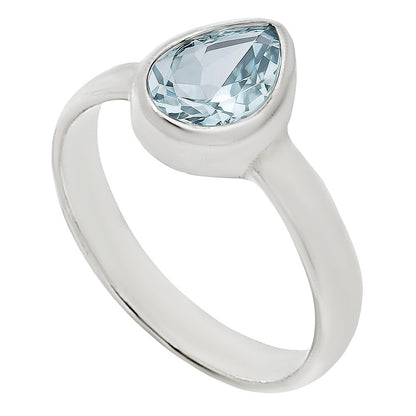 Aquamarine Ring size-7 R-1001 SDR253591