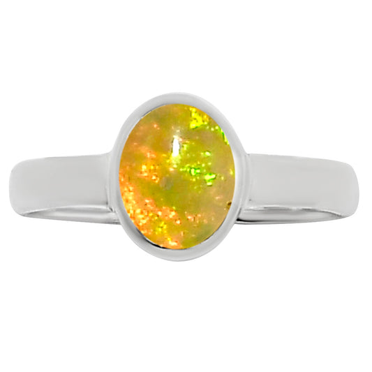 Ethiopian Opal Ring size-5.5 R-1001 SDR253619