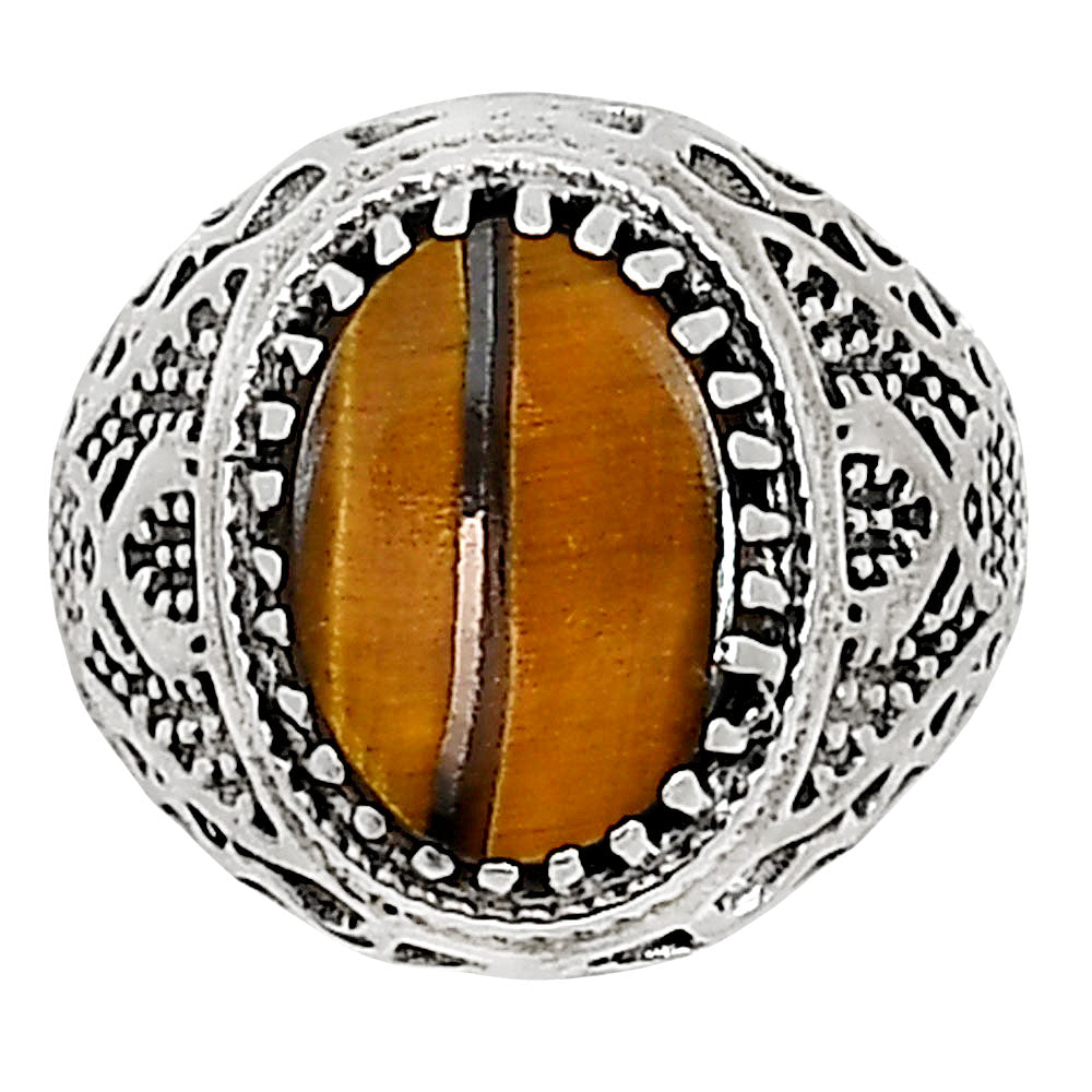 Tiger Eye Ring size-9 R-1738 SDR253650