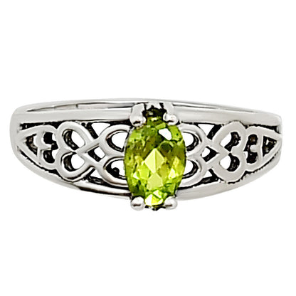 Peridot Ring size-6 R-1143 SDR253655