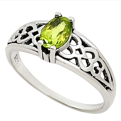 Peridot Ring size-6 R-1143 SDR253655