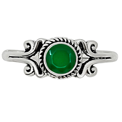 Green Onyx Ring size-8 R-1358 SDR253663