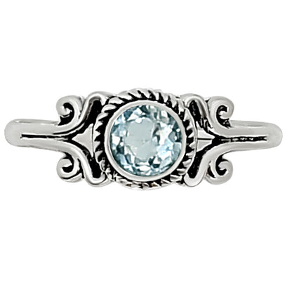 Sky Blue Topaz Ring size-5 R-1358 SDR253672