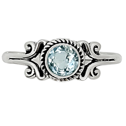 Sky Blue Topaz Ring size-5 R-1358 SDR253672