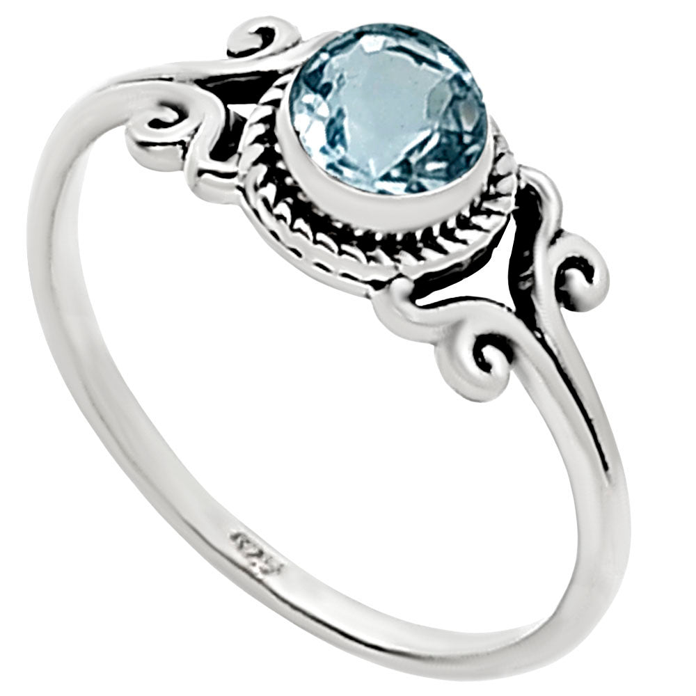 Sky Blue Topaz Ring size-5 R-1358 SDR253672
