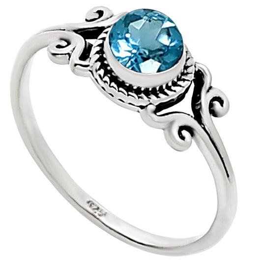 London Blue Topaz Ring size-7 R-1358 SDR253684