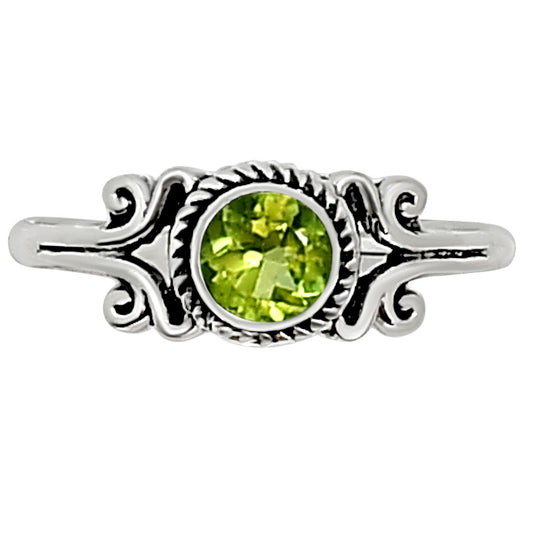 Peridot Ring size-5 R-1358 SDR253695