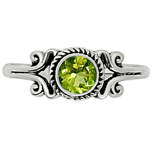 Peridot Ring size-7 R-1358 SDR253700