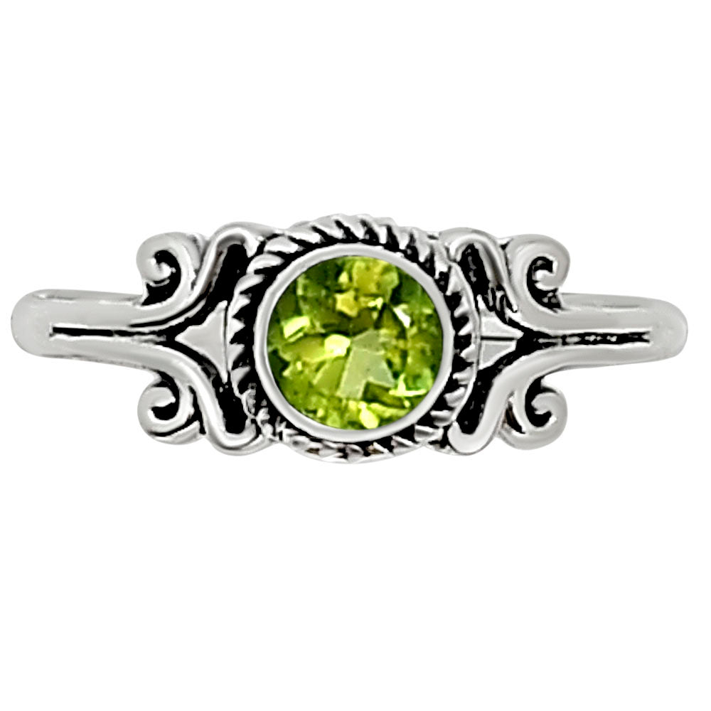 Peridot Ring size-8 R-1358 SDR253702