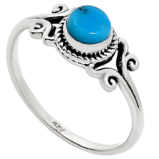 Sleeping Beauty turquoise Ring size-5 R-1358 SDR253718
