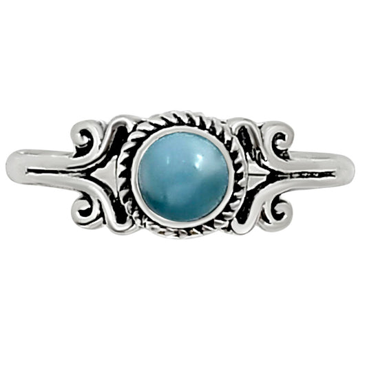 Larimar (Dominican Republic) Ring size-8 R-1358 SDR253721