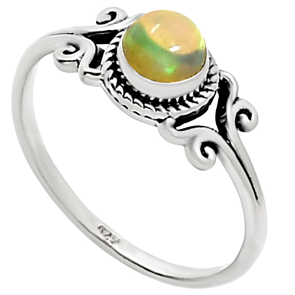 Ethiopian Opal Ring size-5 R-1358 SDR253732