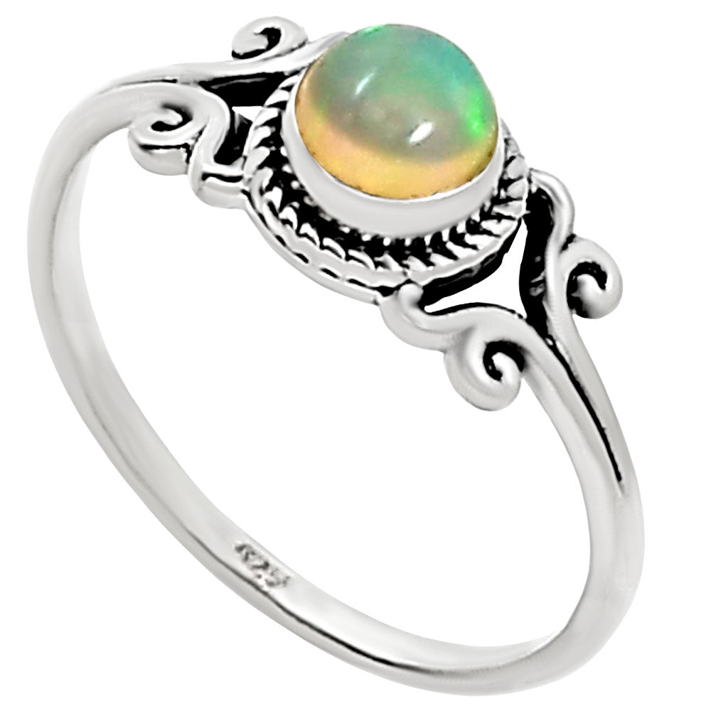 Ethiopian Opal Ring size-7 R-1358 SDR253736