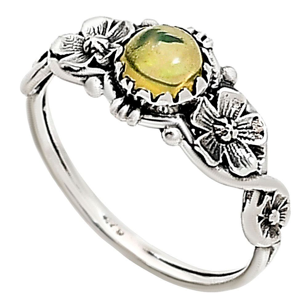 Ethiopian Opal Ring size-6 R-1292 SDR253749