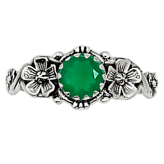 Green Onyx Ring size-6 R-1292 SDR253777