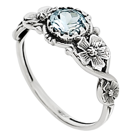 Sky Blue Topaz Ring size-5 R-1292 SDR253800