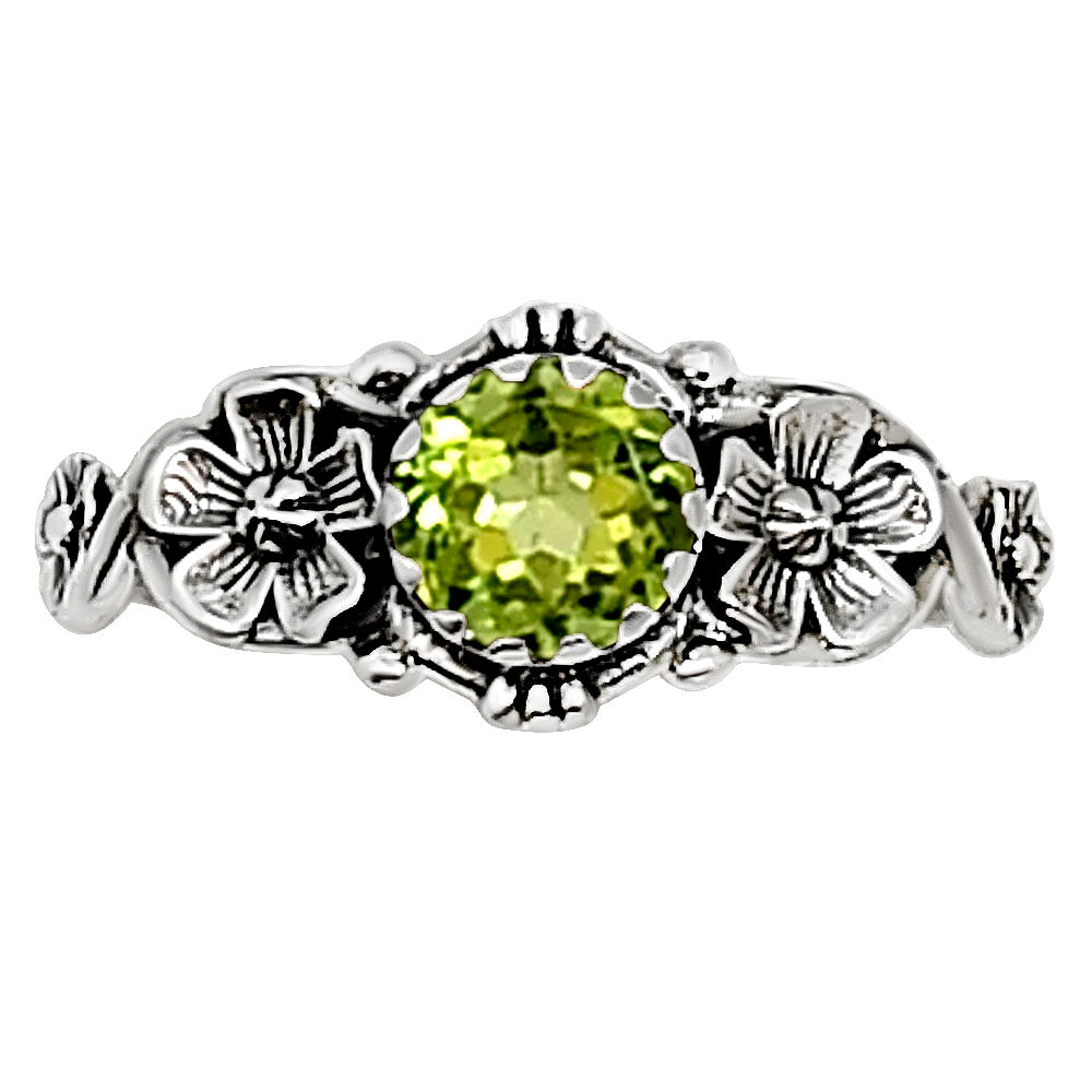 Peridot Ring size-5 R-1292 SDR253807