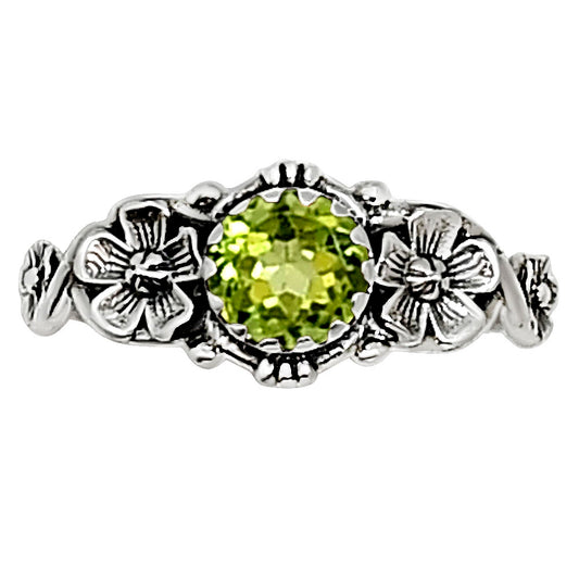 Peridot Ring size-5 R-1292 SDR253814