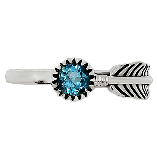 London Blue Topaz Ring size-6 R-1042 SDR253825