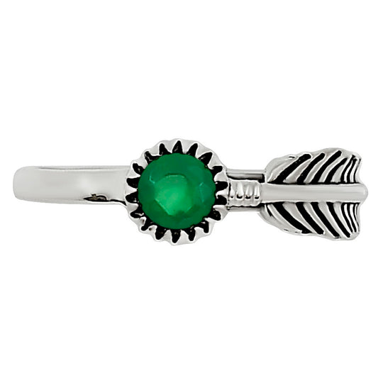 Green Onyx Ring size-7.5 R-1042 SDR253853