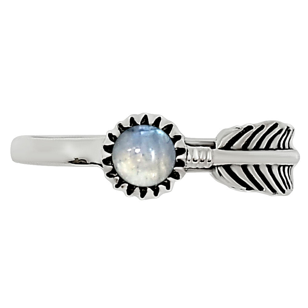Rainbow Moonstone Ring size-5 R-1042 SDR253871