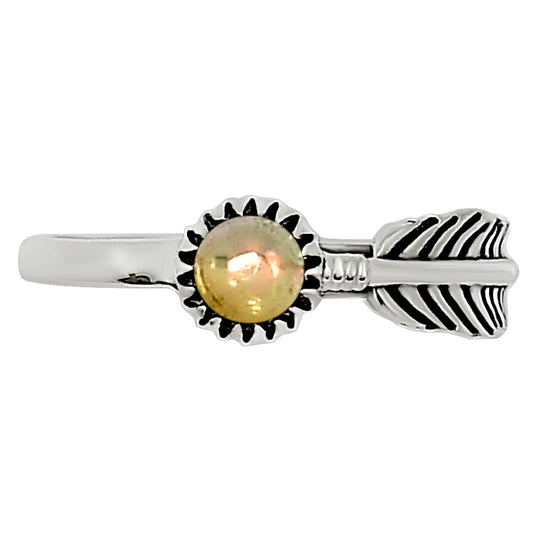 Ethiopian Opal Ring size-6 R-1042 SDR253882