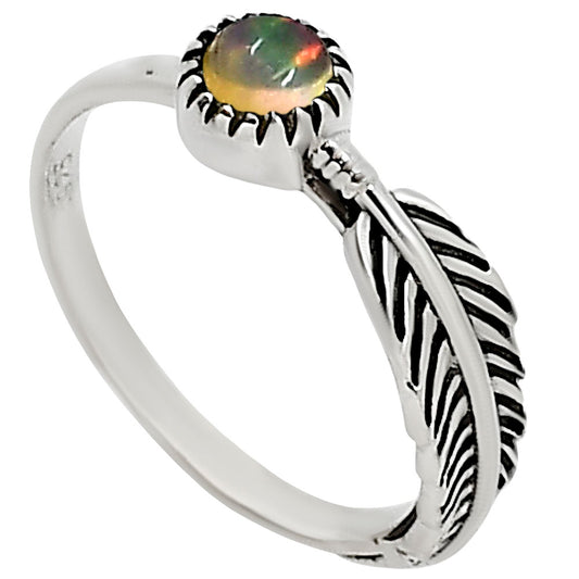 Ethiopian Opal Ring size-6 R-1042 SDR253882