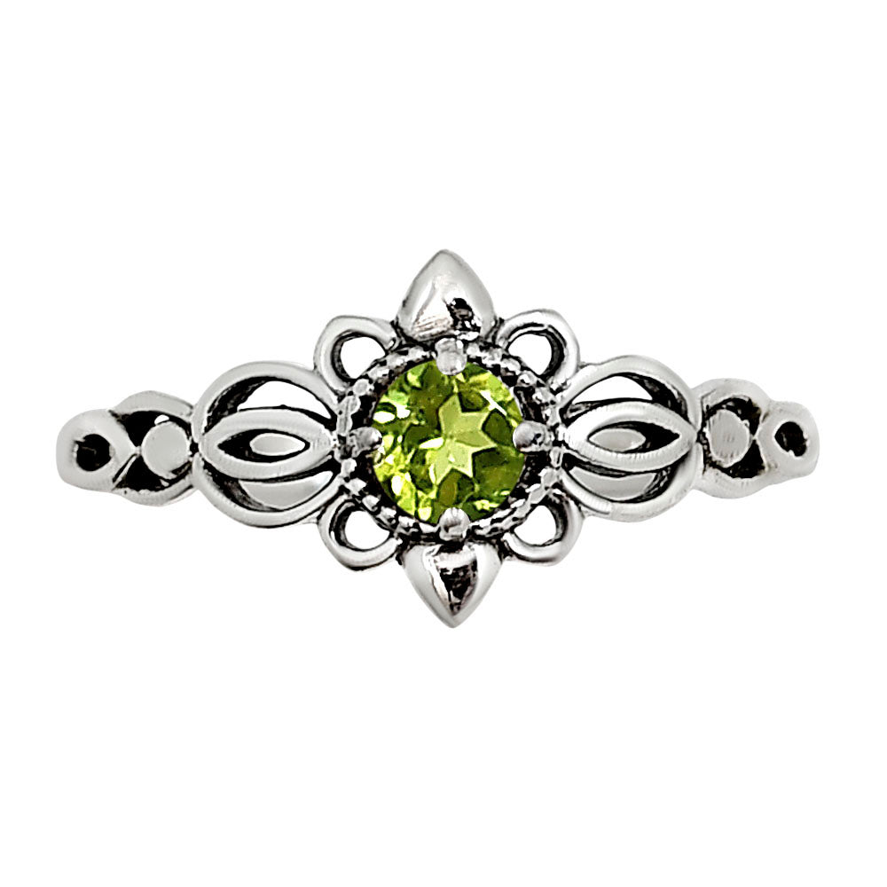 Peridot Ring size-7 R-1172 SDR253894