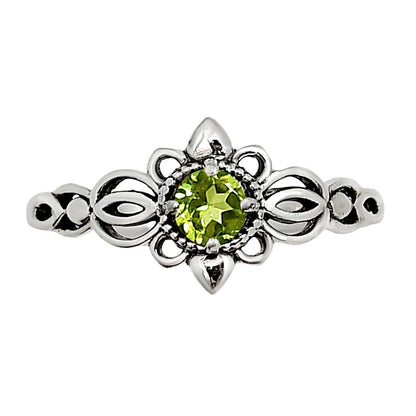Peridot Ring size-7 R-1172 SDR253894